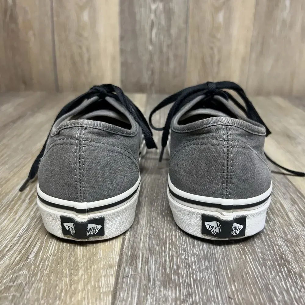 Vans US Size M 7 / W 8.5 Low Top Gray Lace Up Skateboard Sneaker Shoes